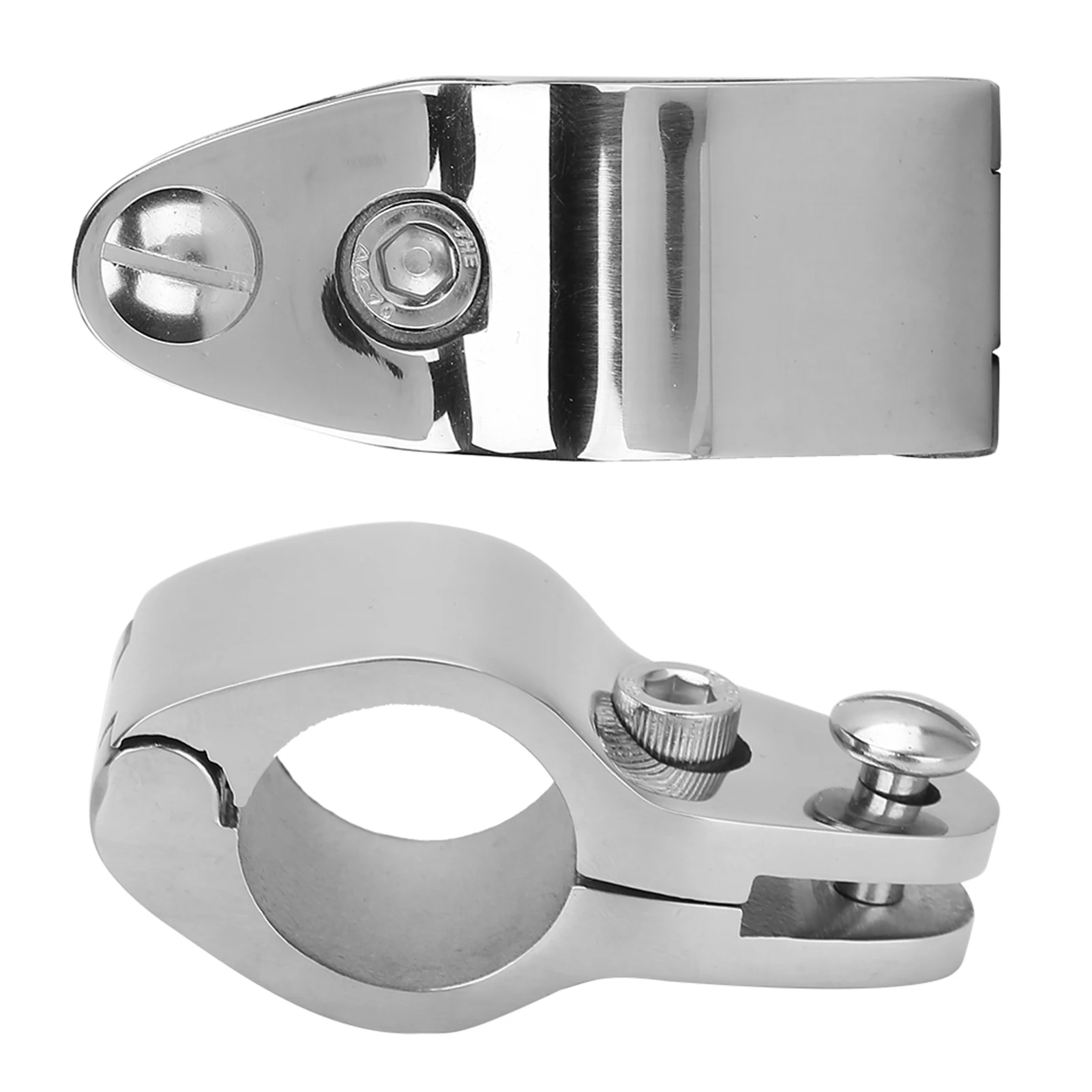 2pcs Stainless Steel Boat Marine Hinged Upper Jaw Slide Hardware Fittings