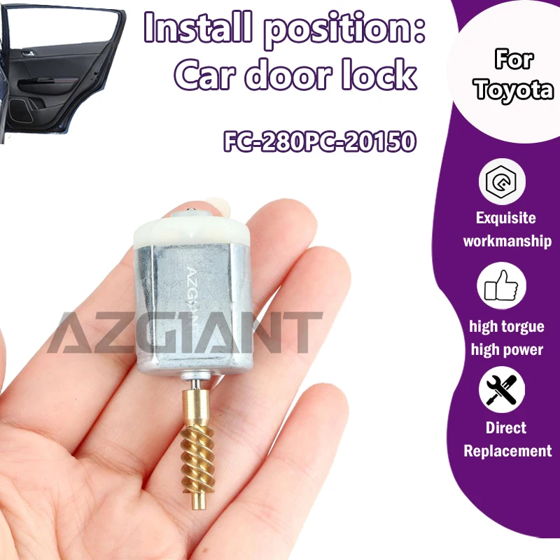 

FC-280PC-20150 Car Electric Door Lock motor For Toyota Land Cruiser Prado LC90/UZJ100 FZJ100 FZJ105 HDJ100 HZJ105/Mark/Starlet