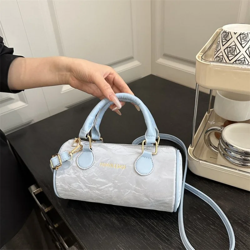 

2025 Новая высококачественная женская кожаная сумка, роскошный бренд, известный дизайнер, Париж, элегантный винтаж ​