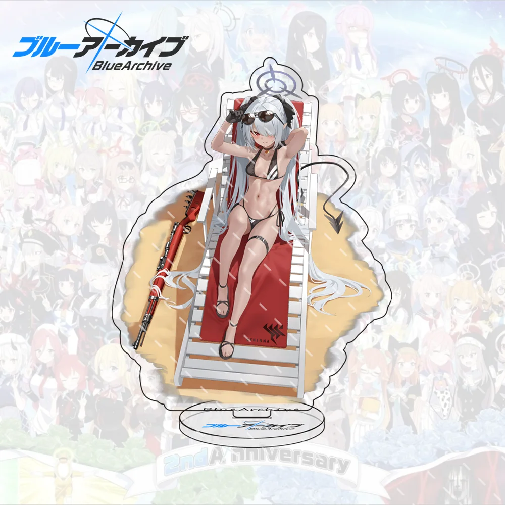 Anime Blue Archive Sunaōkami Shiroko Takanashi Hoshino Cosplay Acrylic Stand AFigures Desk Model Ornament Props Birthday Gift