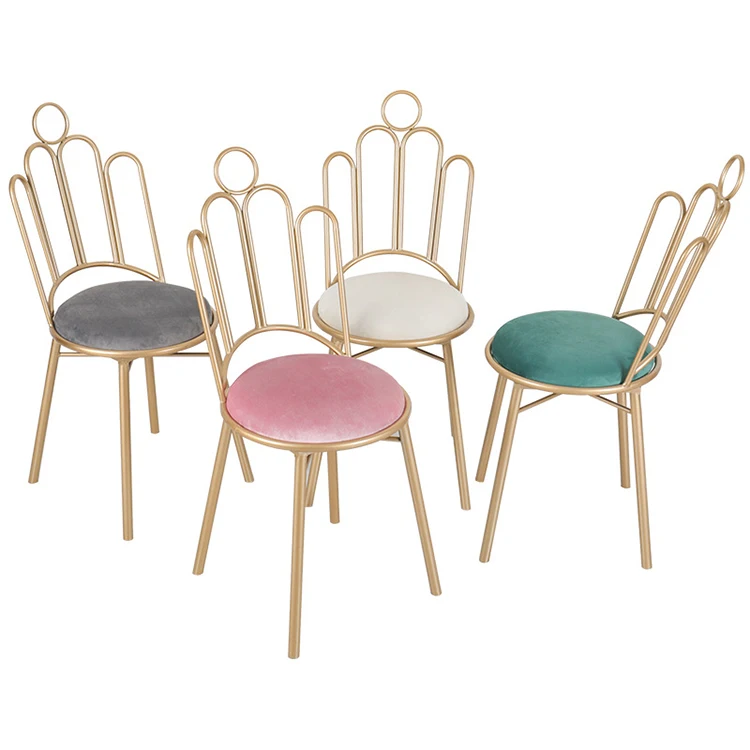 

Modern Minimalist Nordic Nails Dressing Backrest Chair