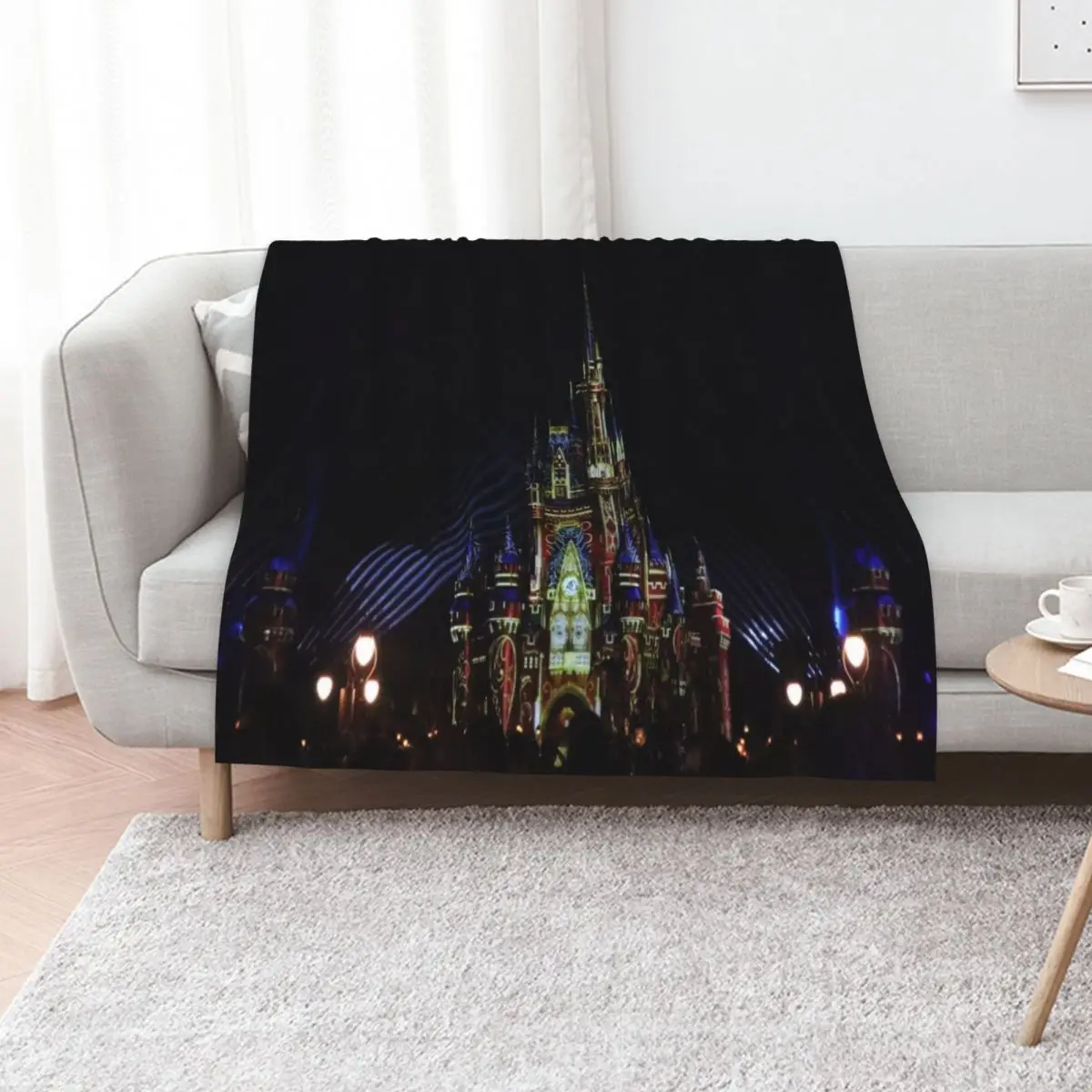 Happily Ever After Castle Throw Blanket Camping Decoratives Moving funny gift Beach Cute Blankets