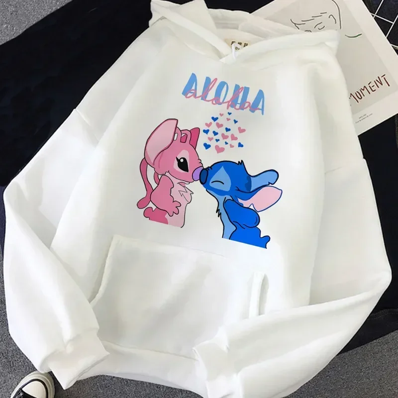 Harajuku Kawaii Cartoon Hoodie Women Funny Letter Print Women\'s Sweatshirts Autumn Winter Hooded Pullover Casual Loose Clothing