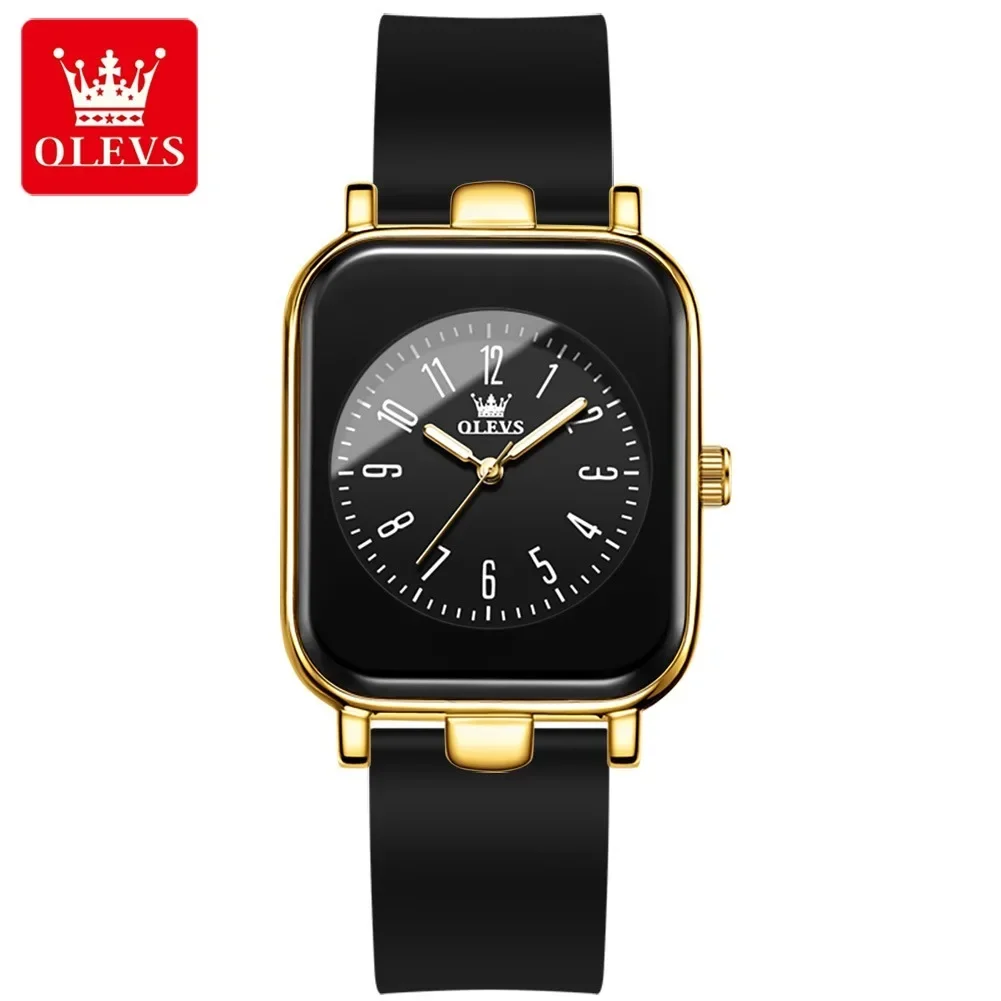 OLEVS 9961 Quartz Silicone Strap Women Wristwatch Fashion Waterproof Watch For Women