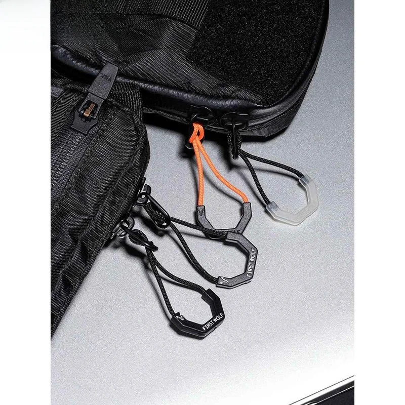 

Светящиеся в темноте брелоки-пуллеры для молний, тактические подвески для сумок, украшения для рюкзаков, съемные брелоки-пуллеры для верхней одежды