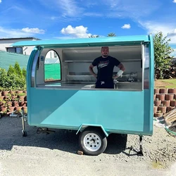 Mobiler Imbisswagen, Konzession, Straßen- und Imbisswagen, Kaffeewagen, mobile Küche, Eiscreme-Anhänger, mobile Bar zum Verkauf