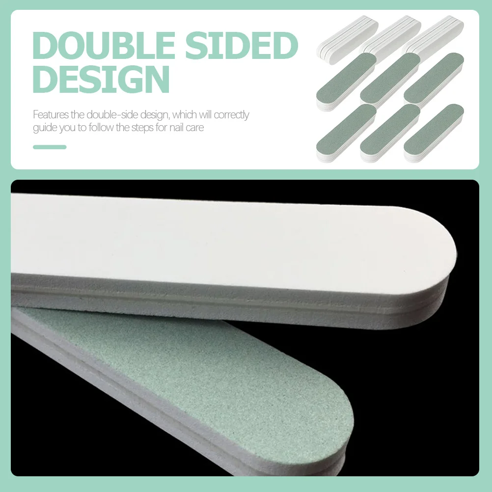 

30Pcs Nail Files Polishing Strips Professional Manicure Buffer Blocks for Natural and Artificial Nails Salon Home Use