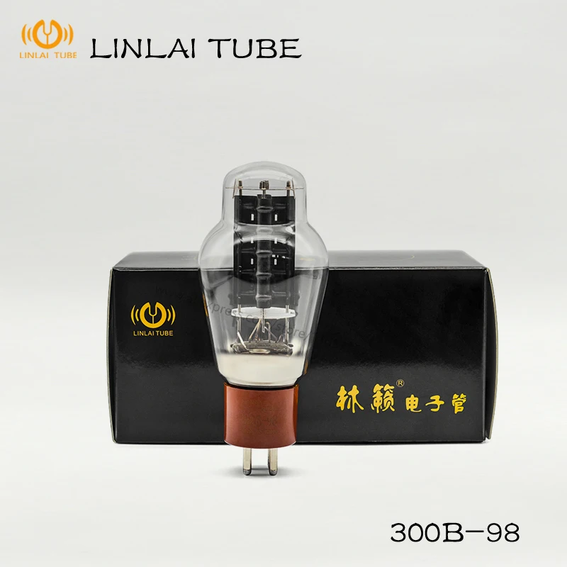 LINLAI 300B‑98 Vacuum Tube Precision Matched Carburized Plate Replacement for 300B WE300B HiFi Single‑Ended Tube Amp