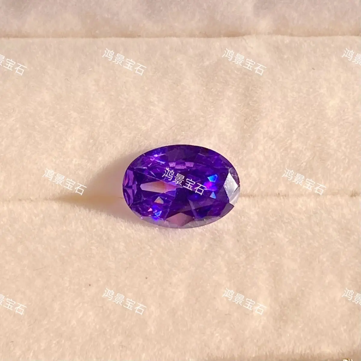 

Натуральный аметист класса 8А, свободный камень, кольцо, сине-фиолетовая овальная поверхность