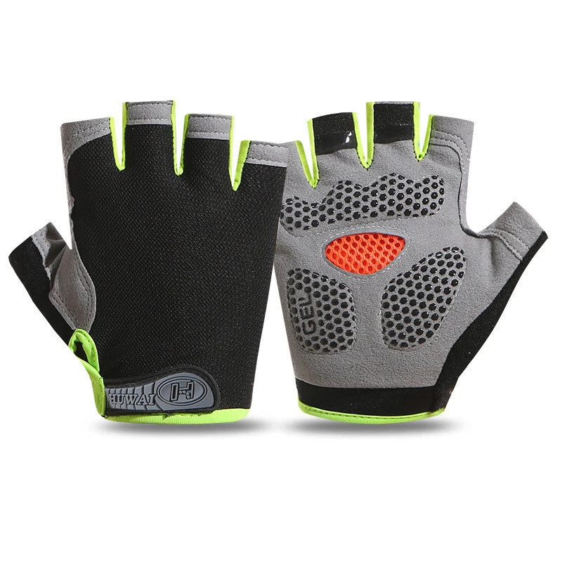 Gewichtheffen Gymhandschoenen Fitnesstraining Vingerloos Dames Heren Bodybuilding Oefening Sporthandschoenen Fietsen Antislip Ademend