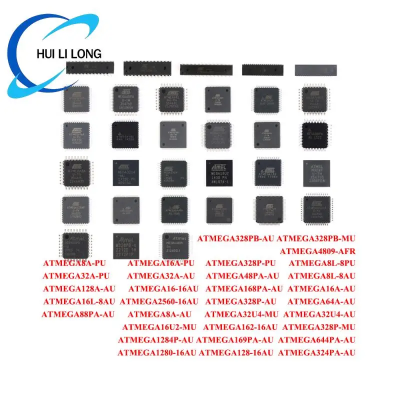 5Pcs/1pc ATMEGA8A ATMEGA16A ATMEGA328P ATMEGA8L ATMEGA32A ATMEGA32A ATMEGA48PA ATMEGA8L ATMEGA128A ATMEGA16 ATMEGA168PA