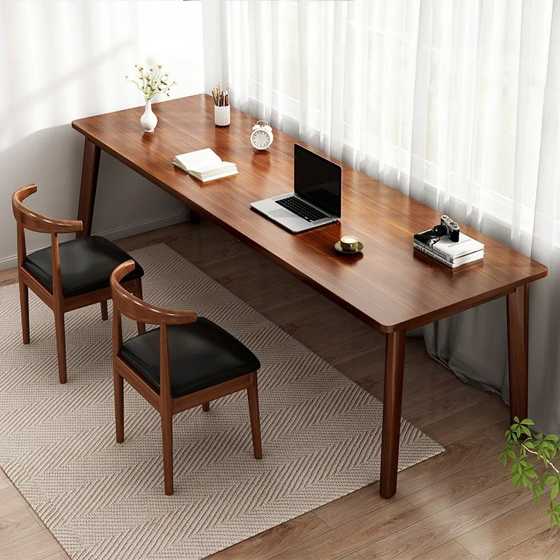 Computer desk Long table Living room Rectangle desk Learning table Double home bedroom Adult calligraphy