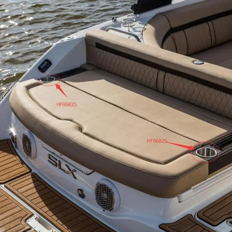 Upgraded Stainless Steel Cup Drink Holder with Drain for Marine Boat RVs New