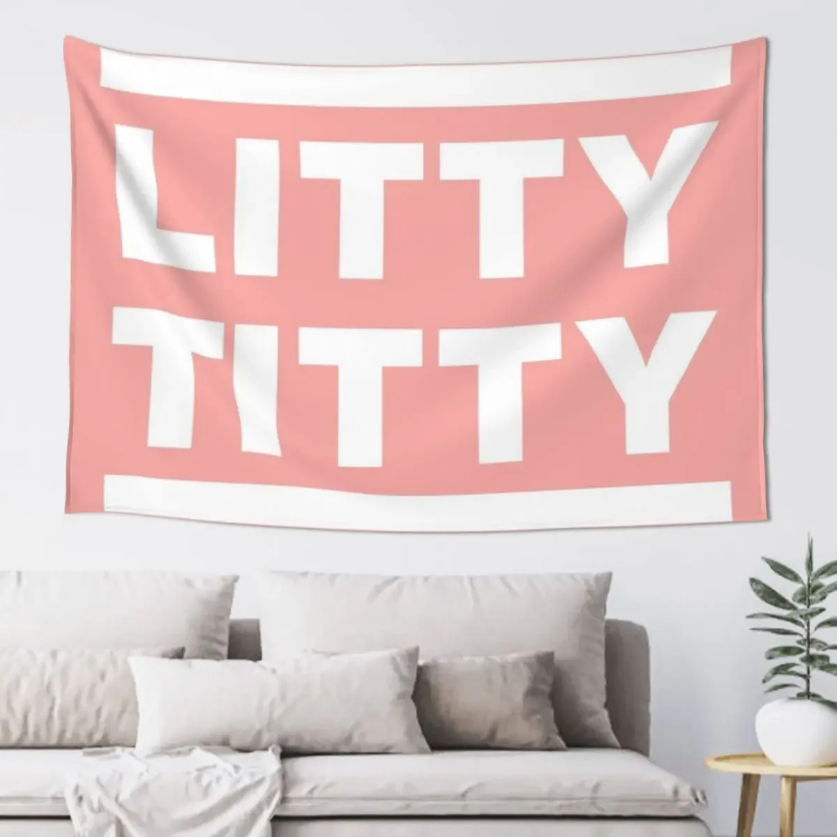 

Litty Titty Girls Saying College Quote for Party Tapestry On The Wall Bedroom Decoration Tapestry