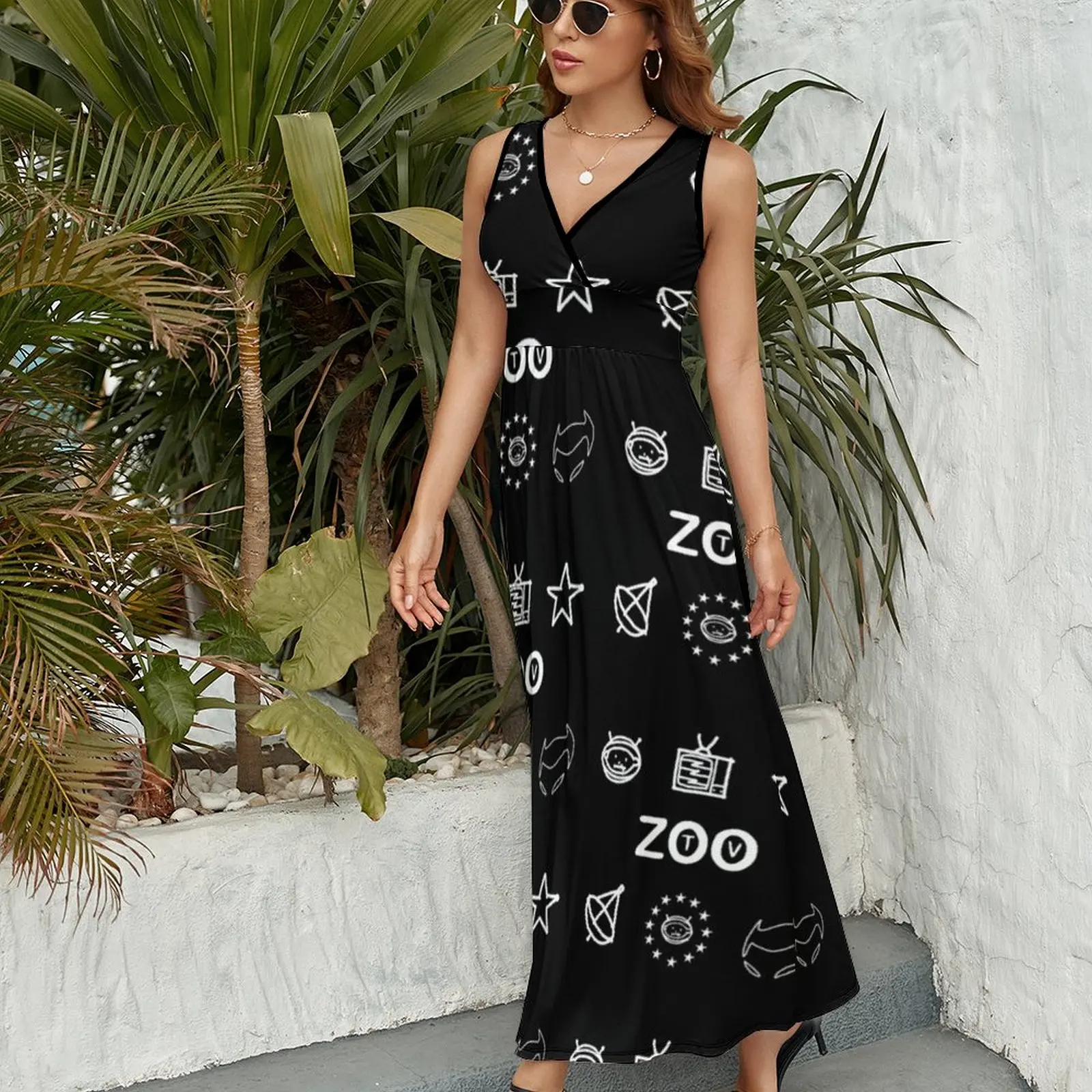 ZOO Symbols Sleeveless Dress cocktail dresses beach dresses