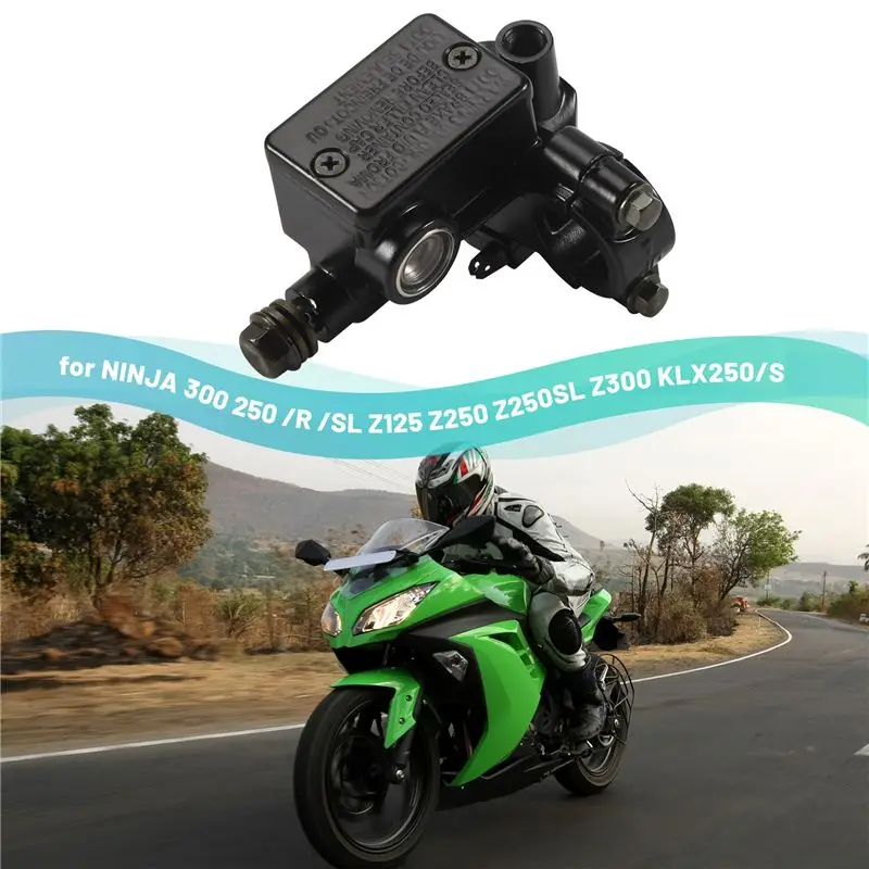 A85E-Motorcycle Brake Pump Body Front Brake Master Cylinder For KAWASAKI NINJA 300 250 /R /SL Z125 Z250 Z250SL Z300 KLX250/S