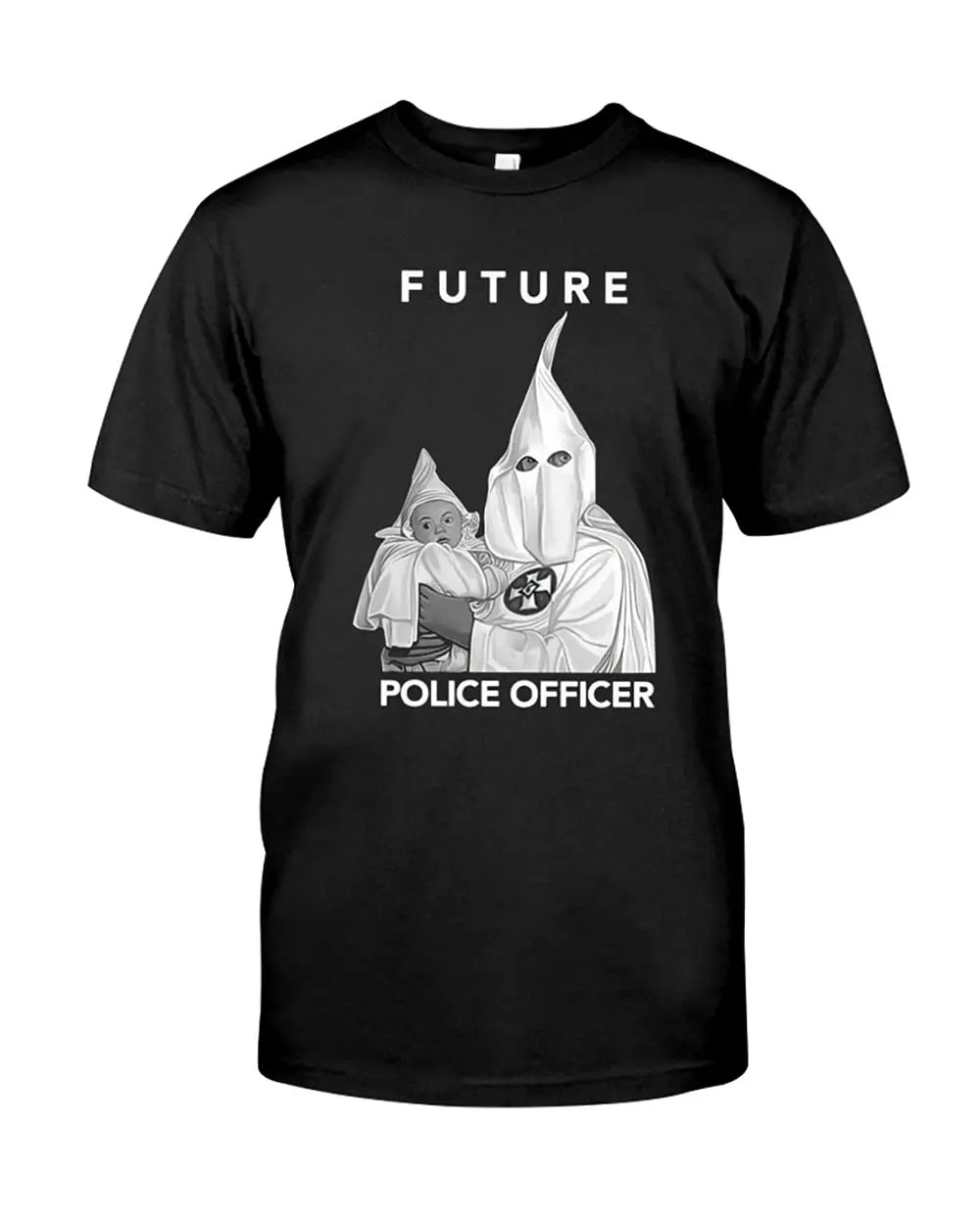 Vintage #Police Officer Future Inspire Unisex Cotton for Men Women T Shirt BlackGraphic Y2K High quality brandAnime Graphic T-sh