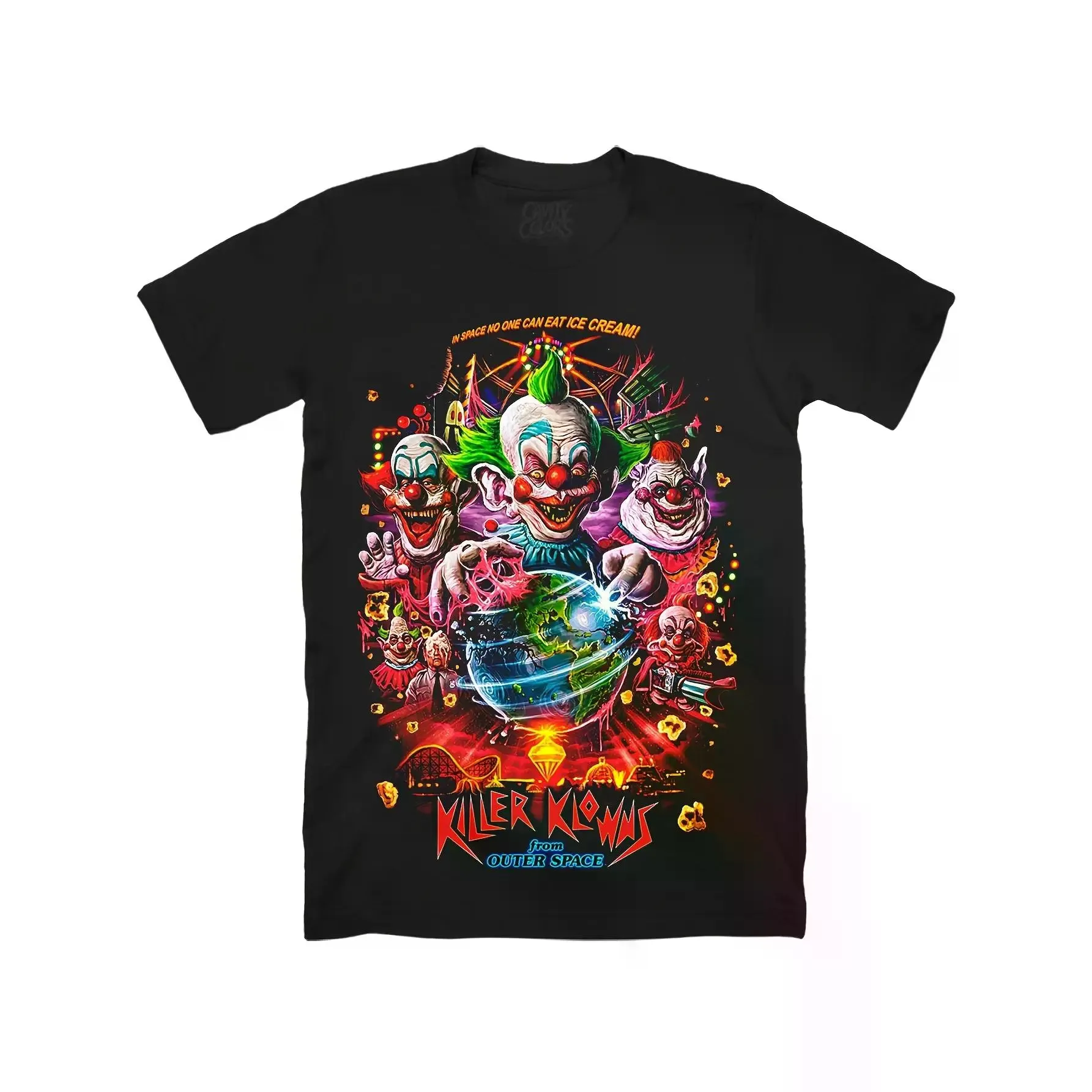 100% Cotton Killer Klowns From Outer Space Tee American Sci-Fi Horror Comedy T Grant Kramer T- Fashionable Short-Sleeved T- In All Seasons T-Shirts 180G Golf Gift T-Shirt For Men And Women