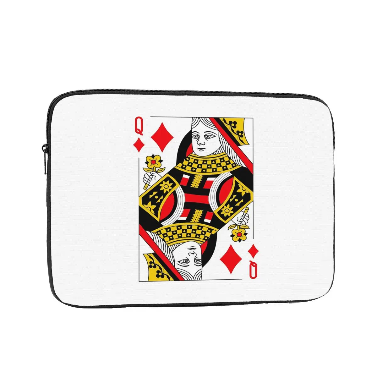 

Классическая колода для карт Queen Of Diamonds Casino Poker Q Diamonds, сумка для ноутбука, чехол 10, 12, 13, 15 дюймов для Macbook Air Pro
