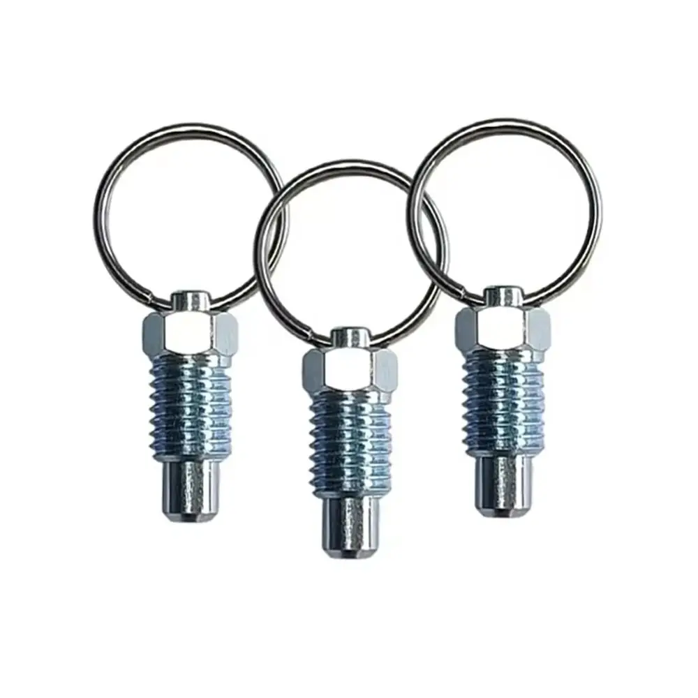 1Pcs M6 M8 M10 M12 Retractable Indexing Plunger Carbon Steel Short Style Indexing Plunger Lock Pin Locking Screw