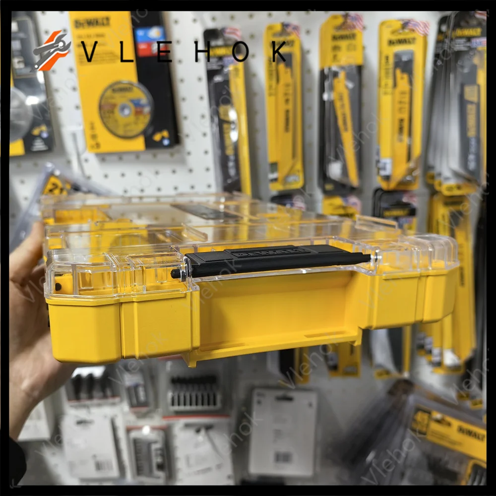 DEWALT Combination Drill Head Box Can Be Used To Store And Arrange Parts Visual Transparent Tool Box Large Tough Case Empty Boxs