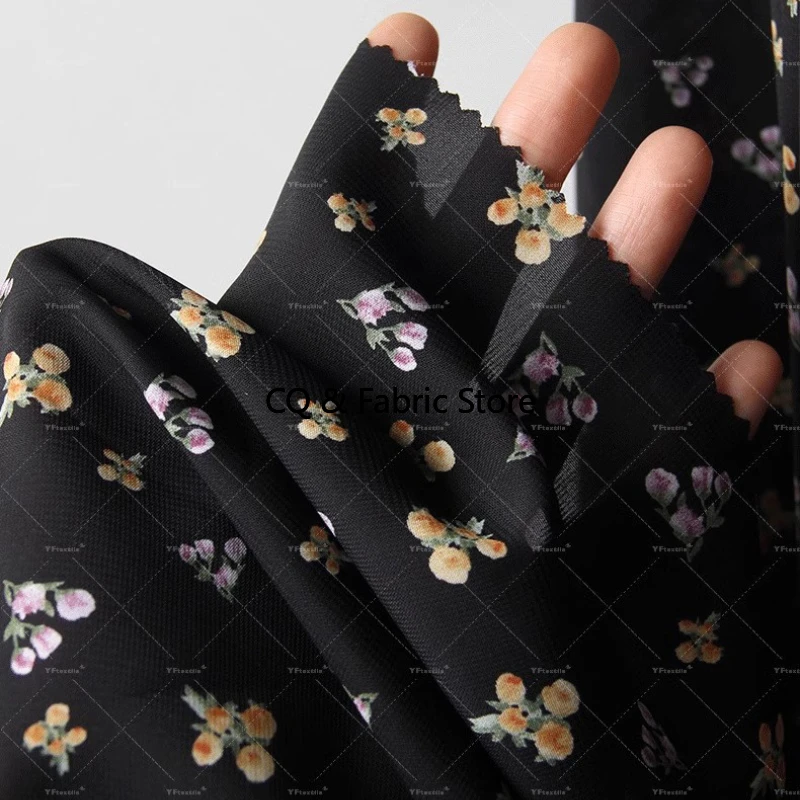 Lovely Soft Watercolor Printed Fabric for Spring/Summer Skirts and Dresses Clothing Handmade DIY Accessories By The Yard