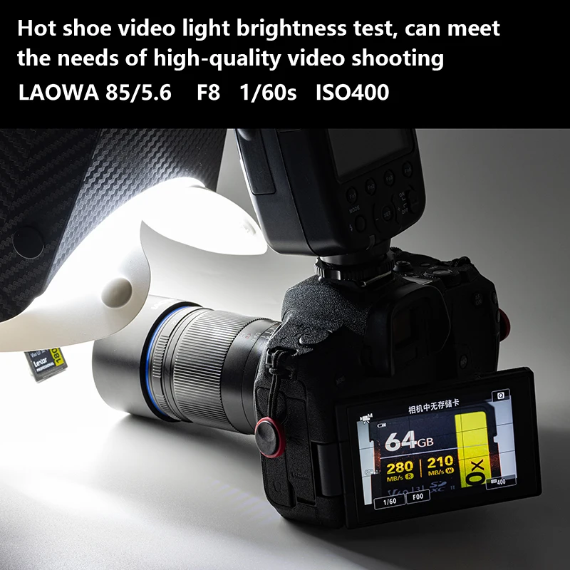 10W Mini Focusing Light for All Guage Diffuser-Large/Small/Mini, Macro Lens Shooting Flash Softbox Speedlight Reflector