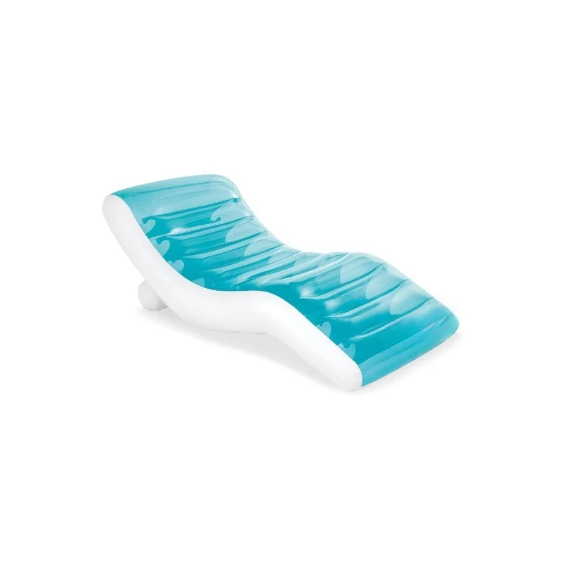 56874 Inflatable swimming pool single blue wave lounger