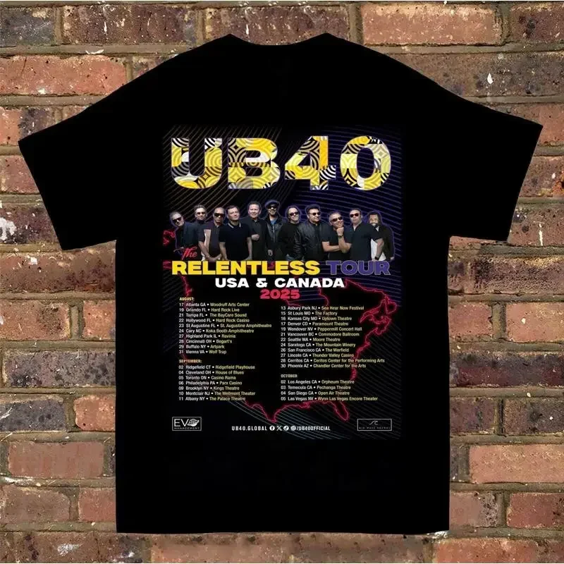 UB40 Relentless Tour 2025 Full Size T shirt