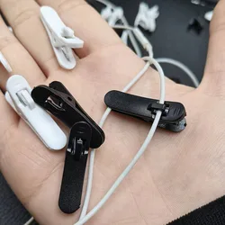 15pcs/lot Clamps For Headphones Headset Clamp Collar Clip Headphone Cable Clips Earphone Accessories MP3/4 Protect
