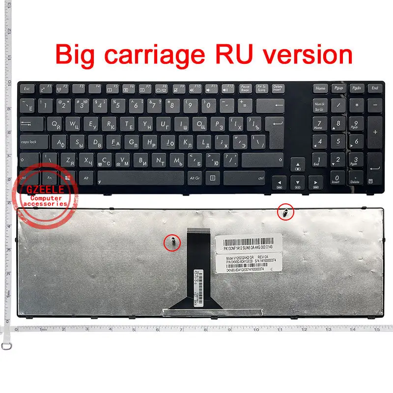 

Ru Laptop Keyboard For ASUS K93SV K93 K93SM K95VB K95VJ K95VM X93SM X93SV K95 K93SV K93S K95V X93S Black New Russian