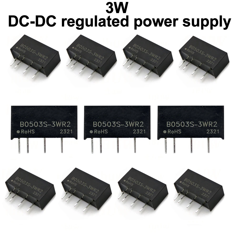 B1205S B2405S B1515S 3W B0505S-3WR2 SIP4 DC-DC regulated power supply module 12v to 5v Isolating Switching Power Supply 24V B120