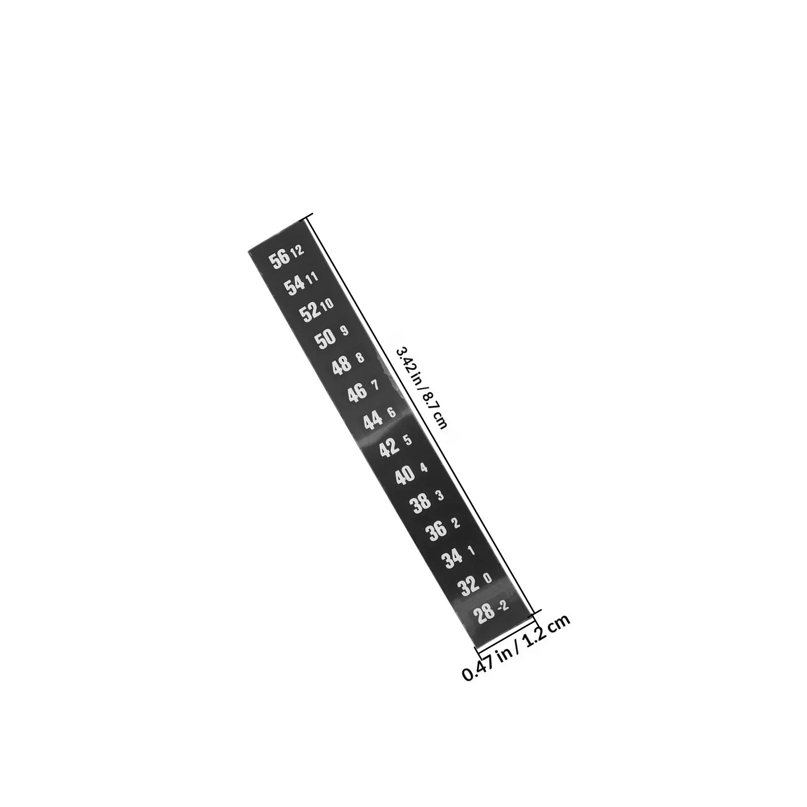 10Pcs Temperature Sticker Accurate Liquid Crystal Thermometer for Home Brewing Bread Fermentation Aquarium Fish Tank Reptile Use
