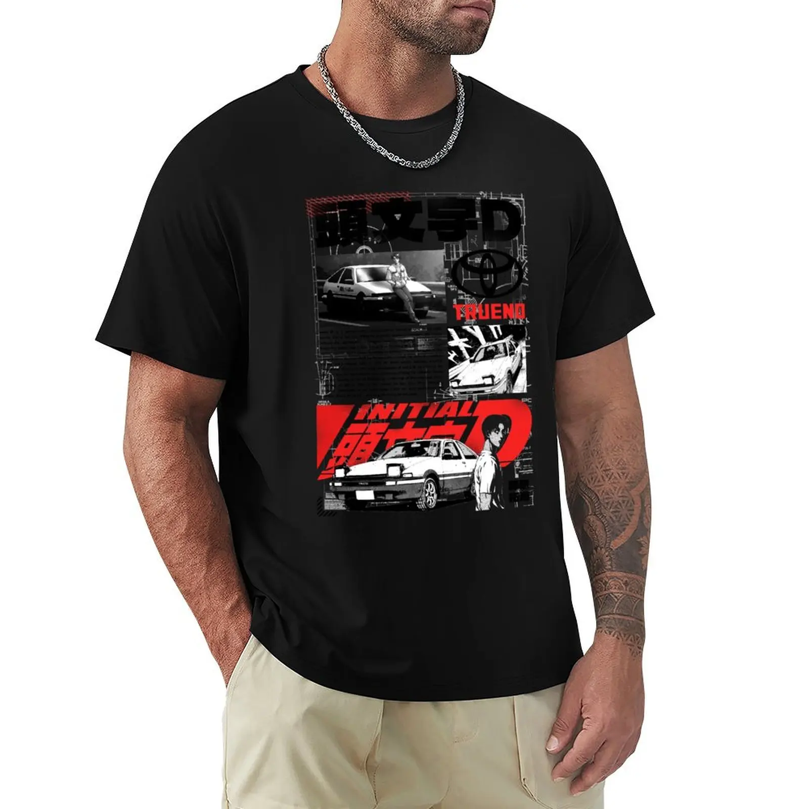 

Initial D T-Shirt funny gifts funny meme t-shirts T-shirts oversize heavyweight t shirts for men