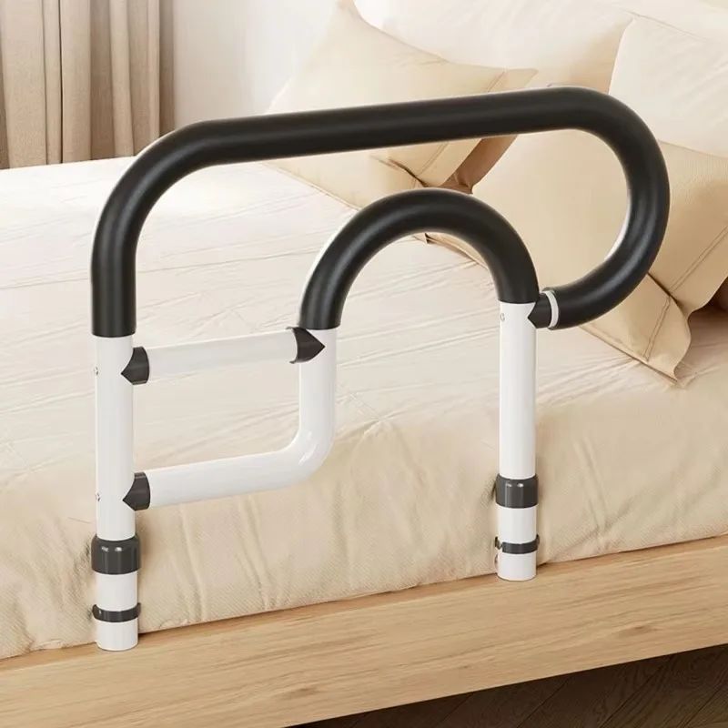 高齢者用ベッドサイドアームレスト-新しい軽量で安全な調節可能な厚い安定した精巧なガイドレール-滑り止め