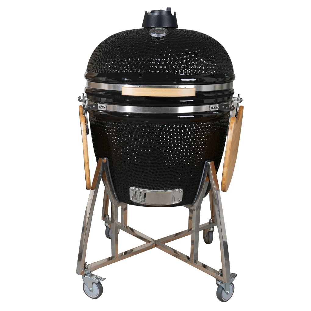

Auplex Big OEM Kamado Outdoor Asadores Charcoal Browning Ceramic Grill 29 Inch