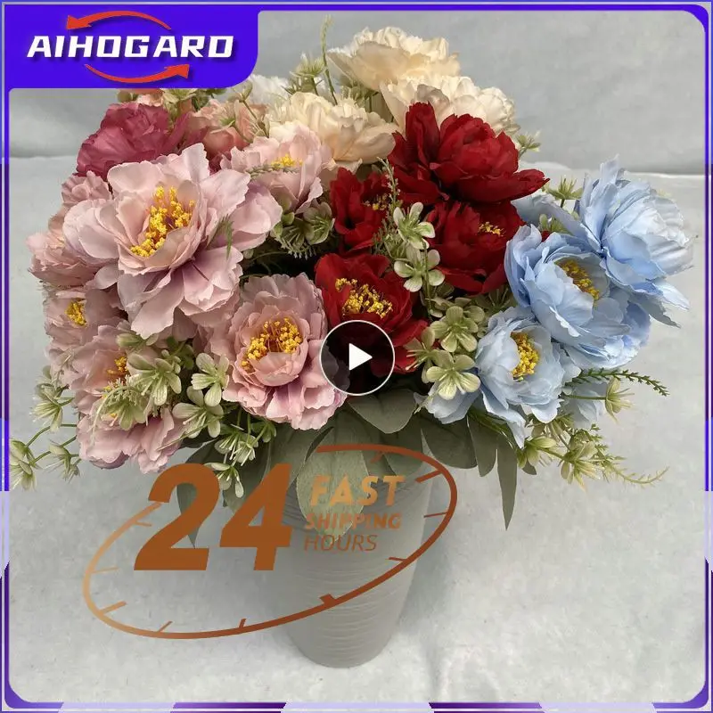 

Bridal Bouquet Height 35cm Durable And Lightweight Multi-function Elegant Environmentally Friendly And Odorless Home Decoration