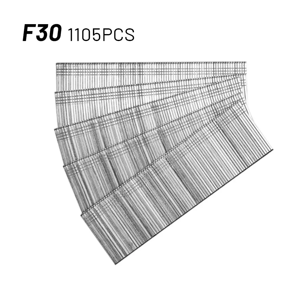 Imagem -04 - Grampeador de 304 para Carpintaria Pistola de Pregos Unhas Retas Brad Grampos para Móveis Faça Você Mesmo F15 F20 F25 F30 1105 Pcs Aço Inoxidável
