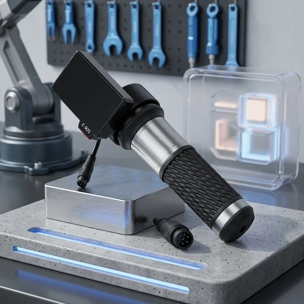 Black 6-pin LCD Throttle Hall Sensor Throttle Wide Compatibility Connect And Play High-sensitivity Sensor Smooth Acceleration