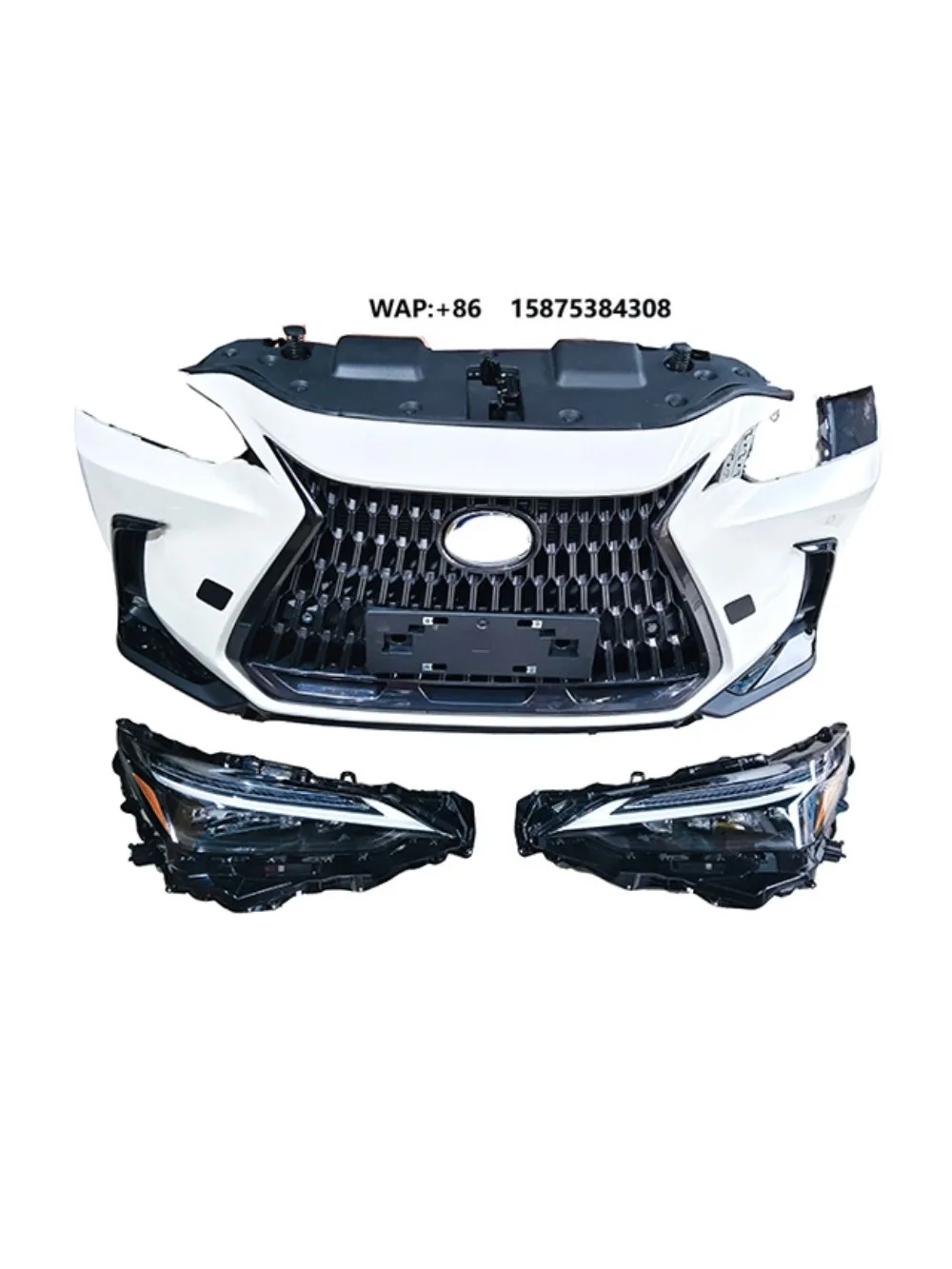 Az20 Nx350 Nx250 2024 Complete Front Bumper Assembly with matrix Led Headlight and Module Kit