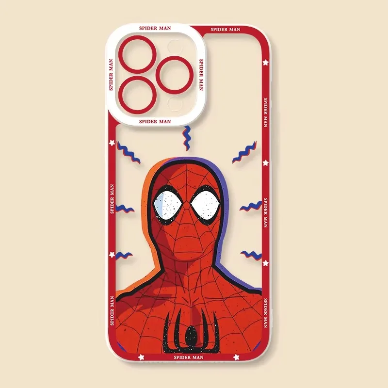 Spider Man Marvel Phone Case For Xiaomi 14T 13T 12T 11T 10T 14 13 12 11 Lite 5G NE POCO F6 X6 Pro X3 NFC X5 X4 GT F3 F4 F5 M6