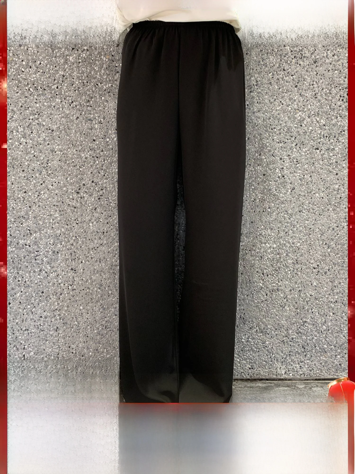 

Женские летние брюки Pet's Oxygen Bar Cool Pants: тонкие, свободные, прямые, повседневные, с эластичным поясом, широкие штанины, удлиненные