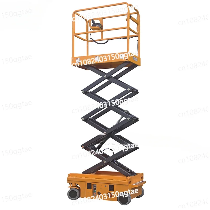 Air Conditioning Installation Equipment Scissor Electric One Man Lift