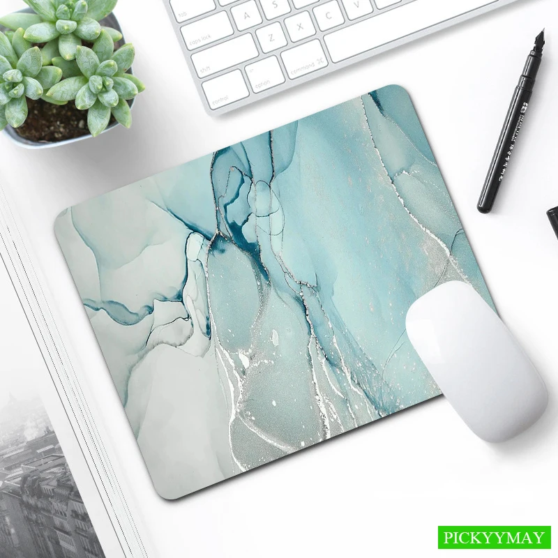 Art Mouse Pad Cute Mouse Pad Marble Mousepad XS Mouse Pad Small Keyboard Desk Mat Small Mousepad Gaming Accessories Mousepad 