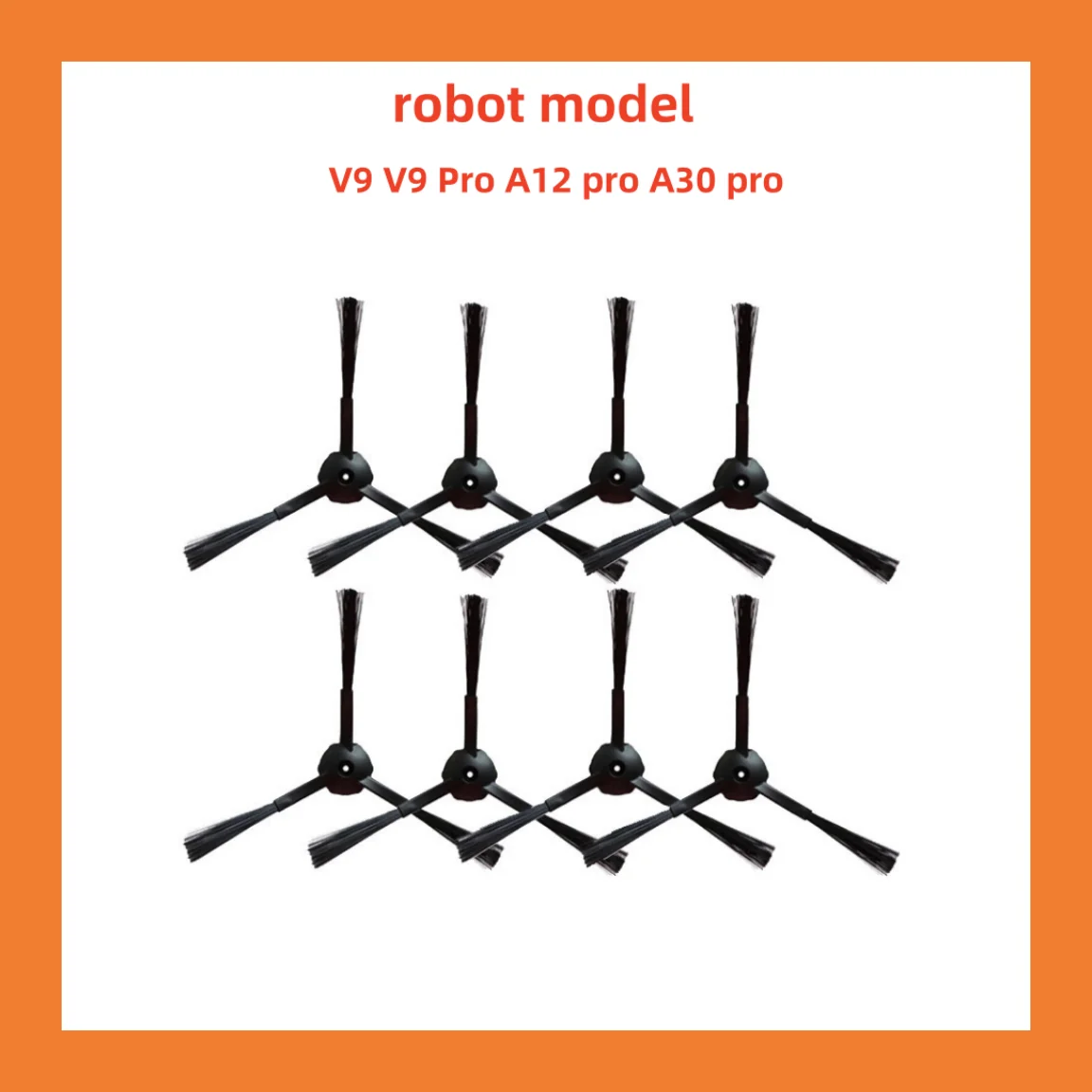فرشاة جانبية روبوتية متوافقة مع ملحقات المكنسة الكهربائية ilife V9 V9 Pro A12 Pro A30 Pro