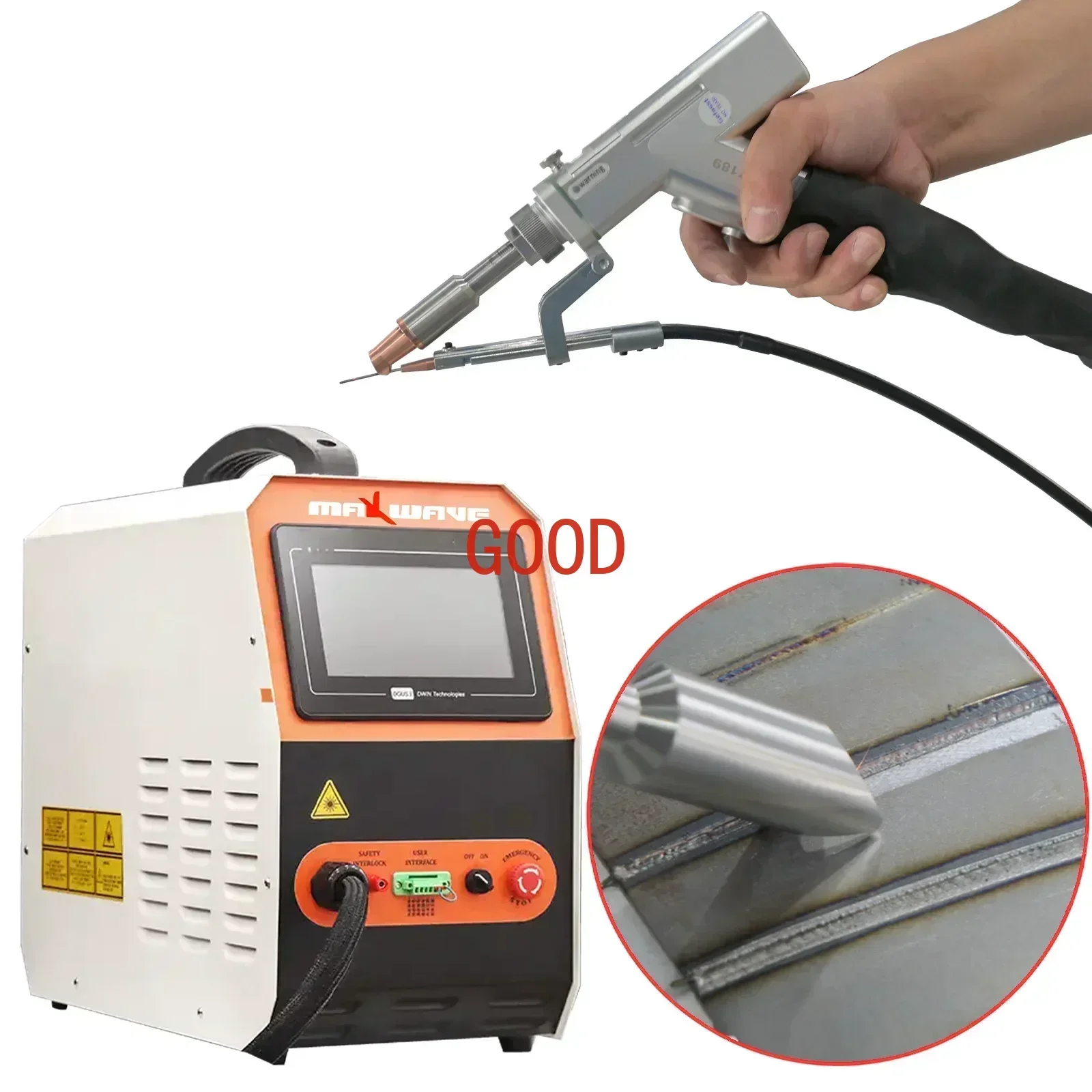 Laser Welders Handheld Mini Portable Laser Welding Machine 1000w 1500w 2000w For Metal Steel Stainless Steel Easy Carry