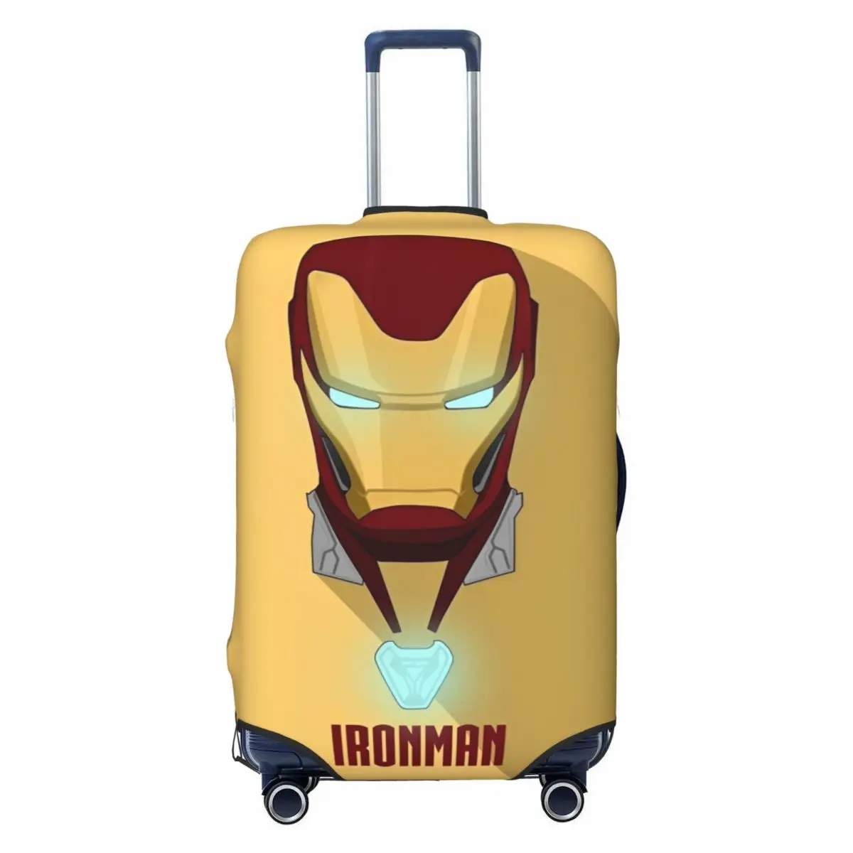 

Comic Iron Man Logo Suitcase Cover Flight Anime Manga Practical Luggage Accesories Cruise Trip Protector