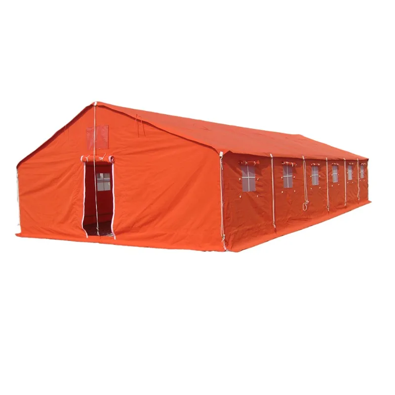 Heavy-Duty Orange Work Tent For Construction Sites