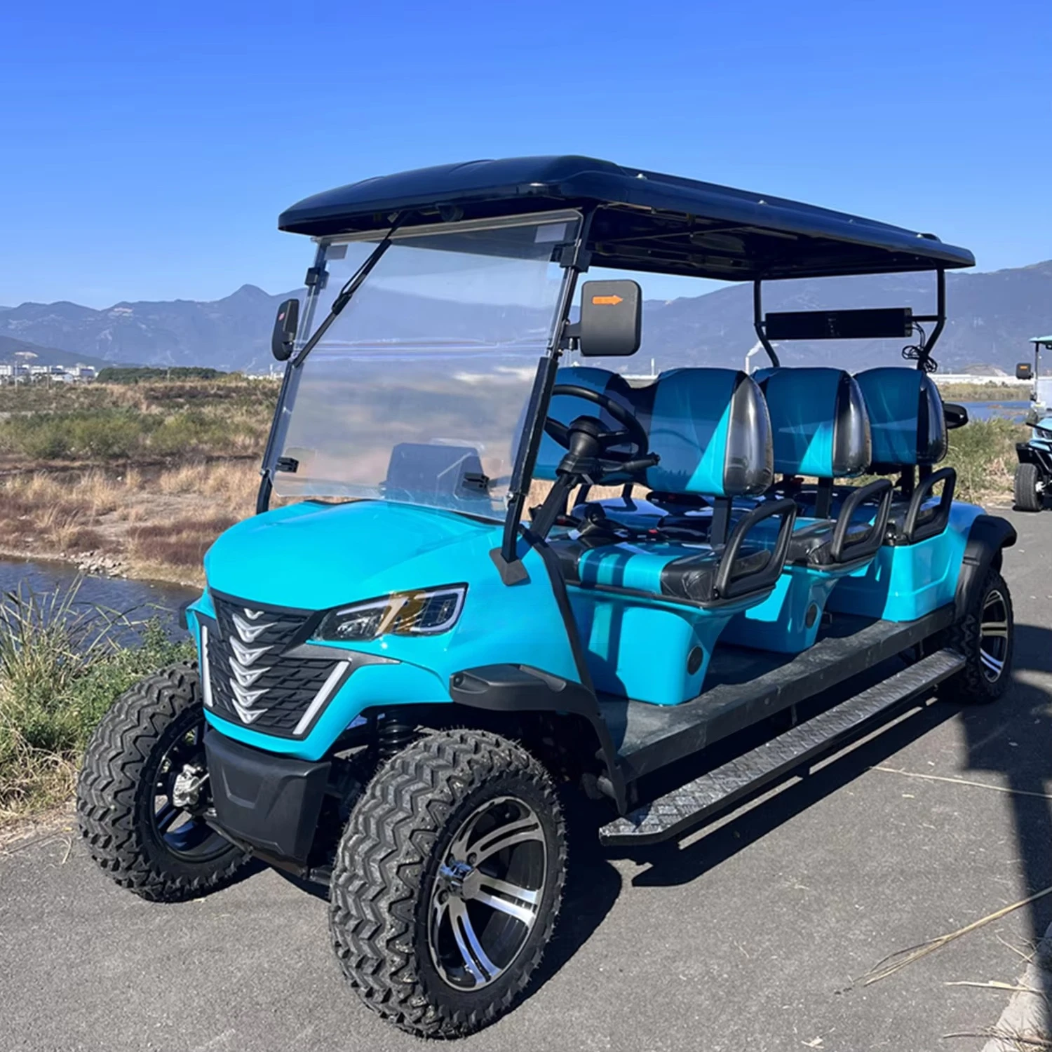For Club Car EZGO 48V 72V Lithium 6 Passenger Forward Facing Touchscreen Electric Golf Cart Buggy Assembly
