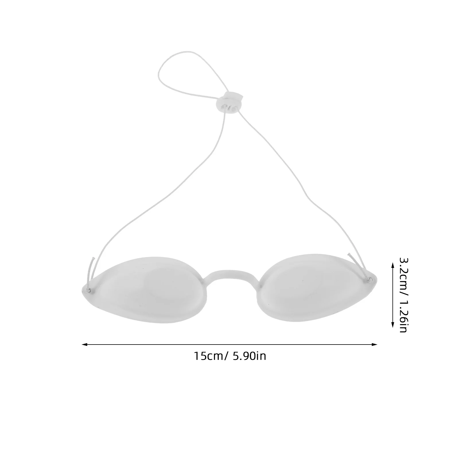نظارات حماية من الليزر، نظارات سرير دباغة قابلة للتعديل، قناع عين مقاوم للأشعة فوق البنفسجية لصالونات السبا والمنزل وغطاء النوم المعتم
